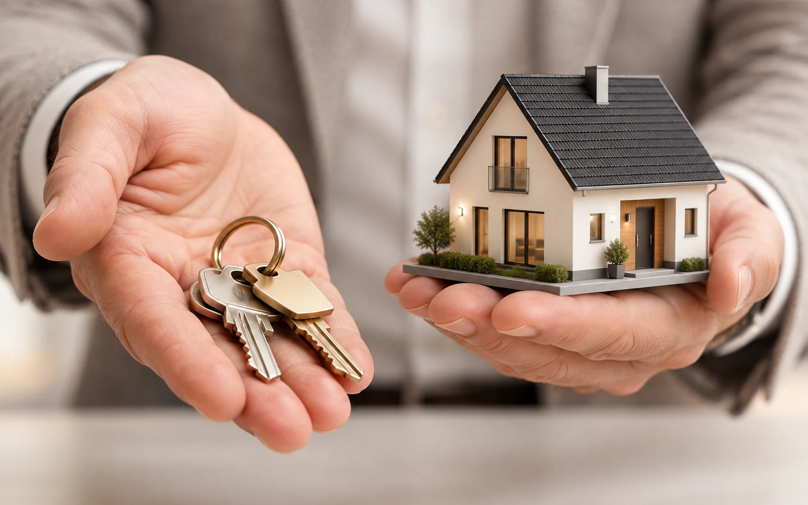 Aussagekräftiges Immobilienmotiv für Immobilien und Investments